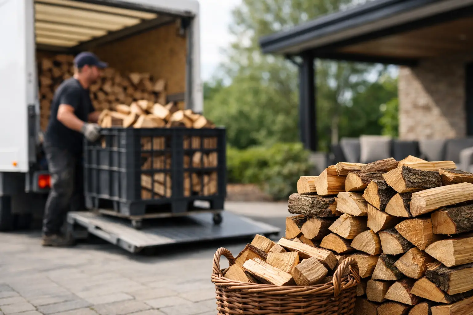 Haardhout laten bezorgen zonder gedoe