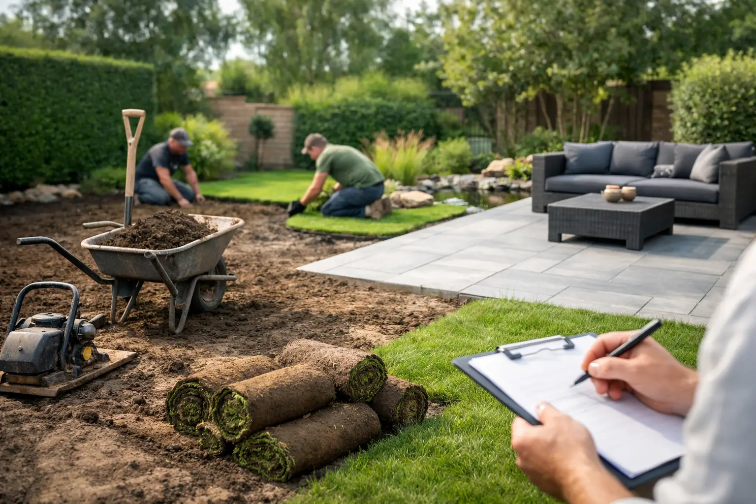 Tuinrenovatie laten uitvoeren zonder gedoe